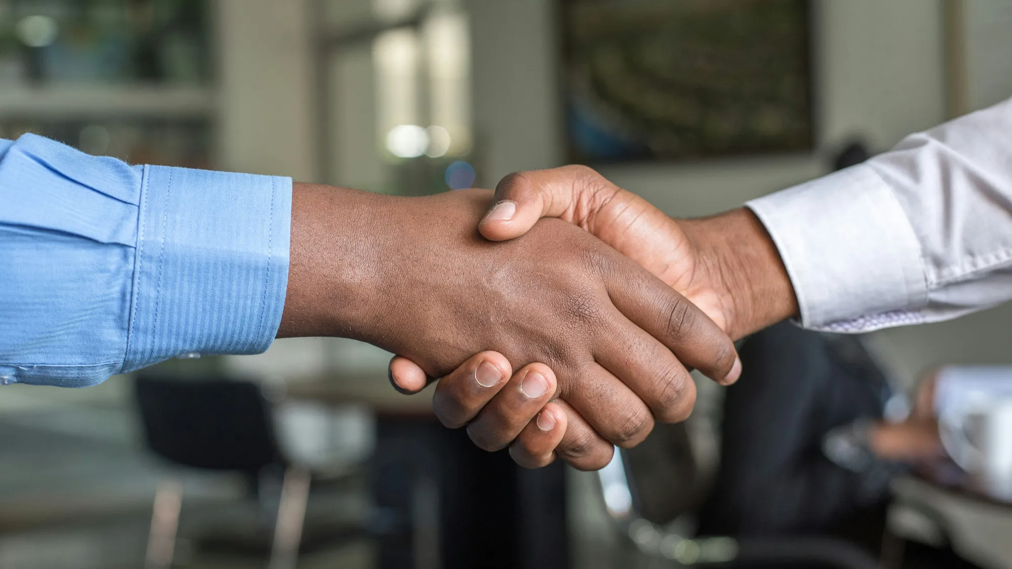 people shaking hands