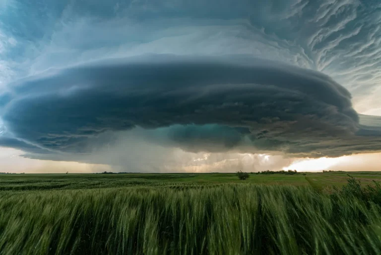 storm looming over Saskatchewan